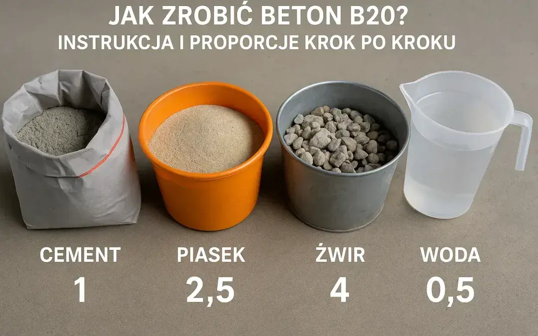 Jak mieszać beton w betoniarce? Proporcje i błędy DIY